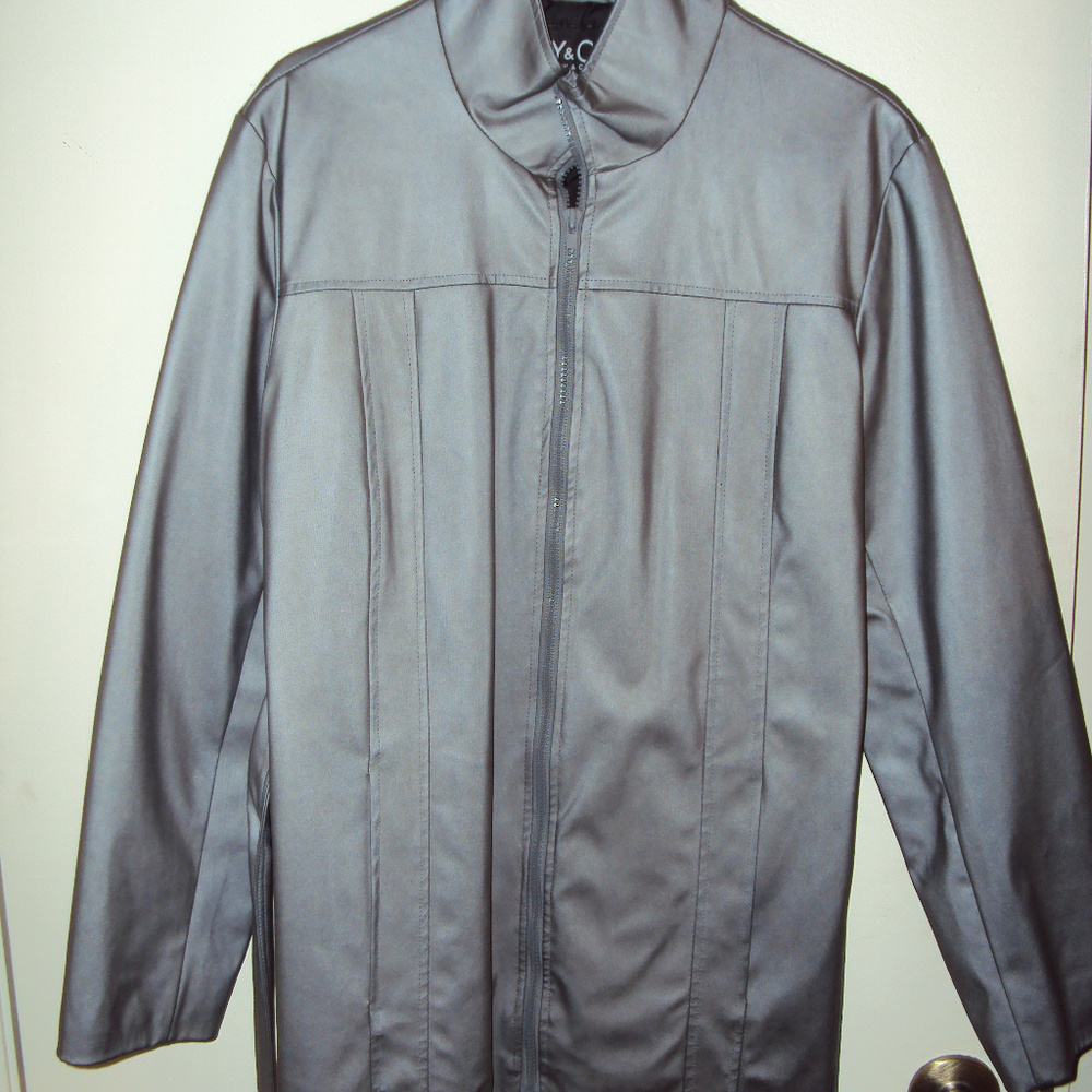 new silver NY&CO jacket